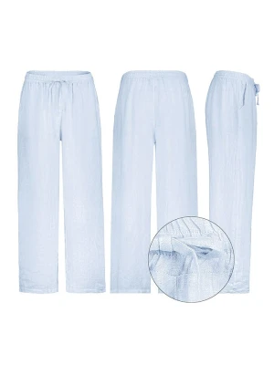 Eight2Nine Spodnie w kolorze błękitnym rozmiar: L/XL