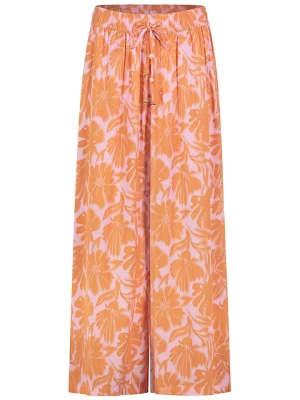 Eight2Nine Spodnie w kolorze pomarańczowo-jasnoróżowym rozmiar: L