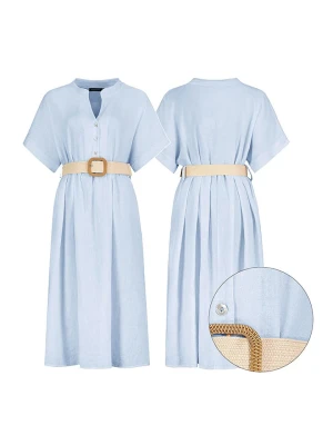 Eight2Nine Sukienka w kolorze błękitnym rozmiar: L/XL