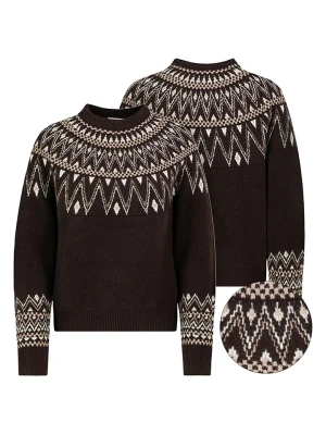 Eight2Nine Sweter w kolorze ciemnobrązowym rozmiar: M