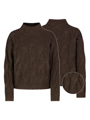 Eight2Nine Sweter w kolorze ciemnobrązowym rozmiar: M