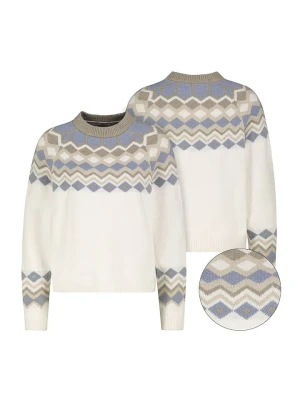 Eight2Nine Sweter w kolorze kremowo-błękitnym rozmiar: XL