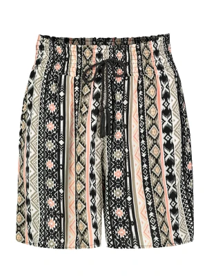 Eight2Nine Szorty w kolorze oliwkowym ze wzorem rozmiar: XS