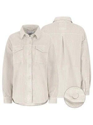 Eight2Nine Sztruksowa kurtka koszulowa w kolorze kremowym rozmiar: S