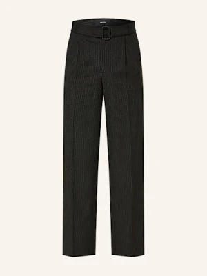 Eightyfive Spodnie Straight Fit schwarz