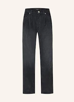 Eightyfive Spodnie Sztruksowe Relaxed Fit grau