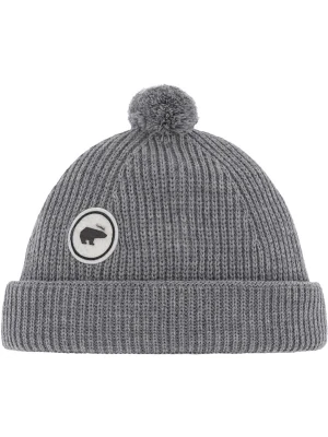 Eisbär Wełniana czapka "Raik" w kolorze szarym rozmiar: onesize