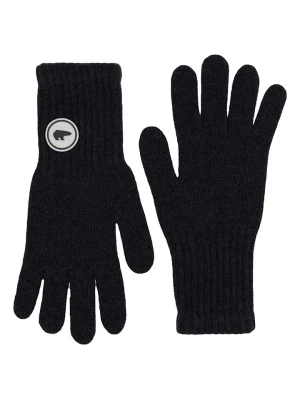 Eisbär Wełniane rękawiczki "Maris" w kolorze czarnym rozmiar: L