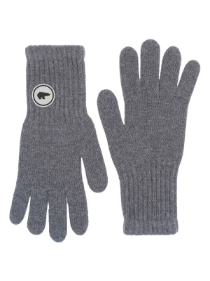 Eisbär Wełniane rękawiczki "Maris" w kolorze szarym rozmiar: L