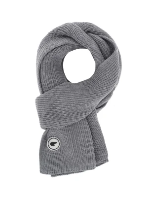 Eisbär Wełniany szal "Laren 2.0" w kolorze szarym rozmiar: onesize