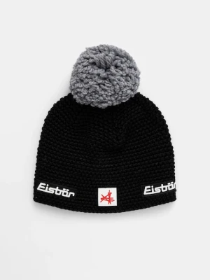 Eisbar czapka z dodatkiem wełny Jamie Pompon MÜ SA kolor czarny E33171