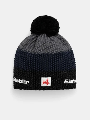 Eisbar czapka z domieszką wełny Star Pompon MÜ SA kolor granatowy E33172