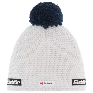 Eisbar Jamie Pompon MÜ RL SKA E33137-800, Unisex, Beżowe, czapki, Merino, rozmiar: One size