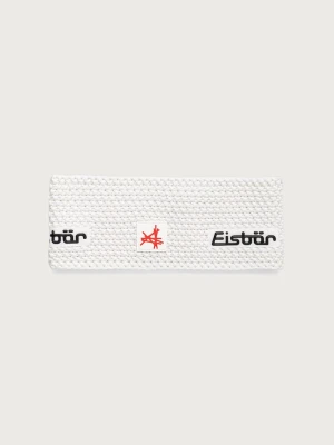 Eisbar opaska na głowę z wełną merino Jamies STB SA Eisbär biały