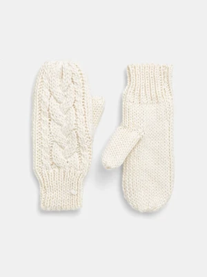 Eisbar rękawiczki z dodatkiem wełny Afra Mittens kolor beżowy E80135