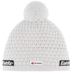 Zdjęcie produktu Eisbar Trail Pompon MU SKA E33133-100, Unisex, Białe, czapki, Merino, rozmiar: One size Eisbär