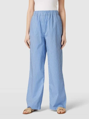 Ekskluzywna kolekcja — Spodnie materiałowe ze wzorem w paski Katharina Damm X P&C*