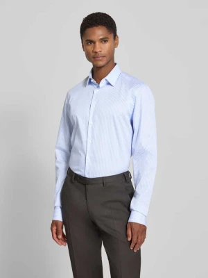 Koszula o kroju slim fit biznes z bardzo długim rękawem Jake*s Błękitny