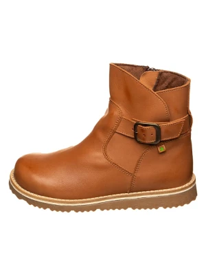 El Naturalista Skórzane botki zimowe w kolorze jasnobrązowym rozmiar: 29