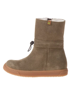 El Naturalista Skórzane botki zimowe w kolorze khaki rozmiar: 34