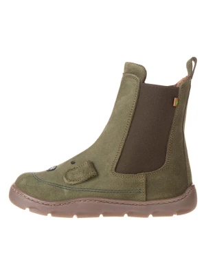 El Naturalista Skórzane sztyblety w kolorze khaki rozmiar: 30