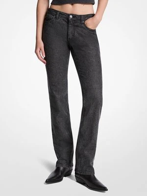 Elastyczne jeansy cygaretki z denimu MICHAEL Michael Kors
