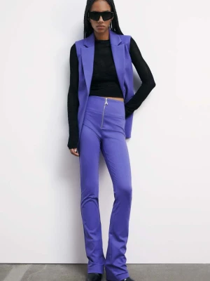 Elastyczne spodnie z zamkiem błyskawicznym Fly PATRIZIA PEPE