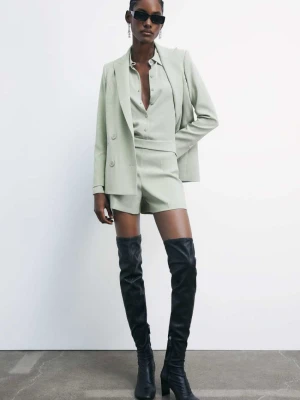 Elastyczne szorty z talią regular PATRIZIA PEPE