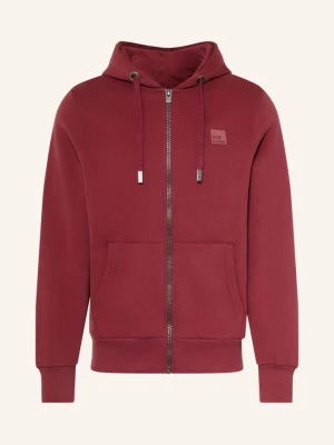 Elbsand Bluza Rozpinana Thure rot CIEMNOCZERWONY