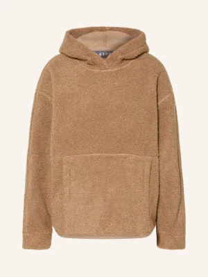 Elbsand Bluza Z Kapturem Z Futerkiem Typu Teddy braun BRĄZOWY