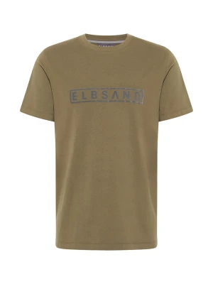 ELBSAND Koszulka "Finn" w kolorze jasnobrązowym rozmiar: S