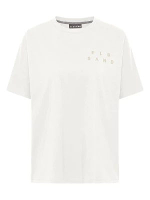 ELBSAND Koszulka "Laskje" w kolorze białym rozmiar: S