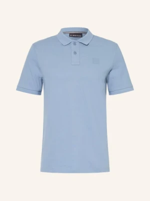 Elbsand Koszulka Polo Z Pikowanym Wzorem Holms Regular Fit blau