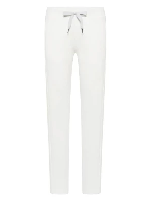 ELBSAND Spodnie dresowe "Briane" w kolorze białym rozmiar: S