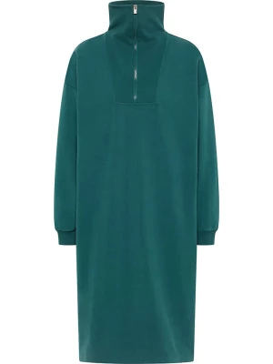 ELBSAND Sukienka "Kari" w kolorze ciemnozielonym rozmiar: L
