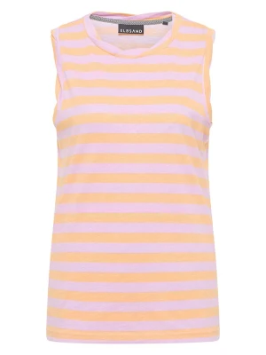 ELBSAND Top "Meevis" w kolorze pomarańczowo-jasnoróżowym rozmiar: M