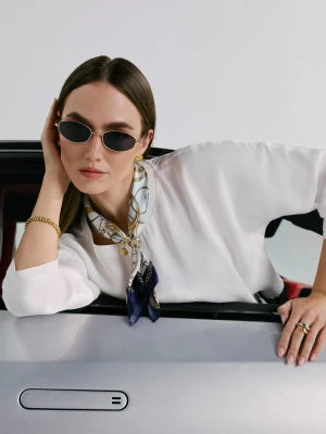 Elegancka apaszka z jedwabiu TARANKO