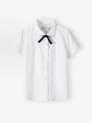 Elegancka biała koszula dla dziewczynki z kołnierzykiem Lincoln & Sharks by 5.10.15.