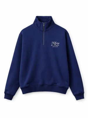 Elegancka bluza damska Laif-O-Lounge z kołnierzykiem polo ZIP LAÏF