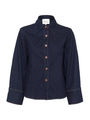 Elegancka Bluza z Denimu My Essential Wardrobe