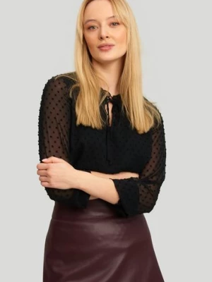 Elegancka bluzka damska - czarna Greenpoint