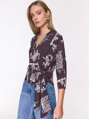 Elegancka bluzka kopertowa TARANKO