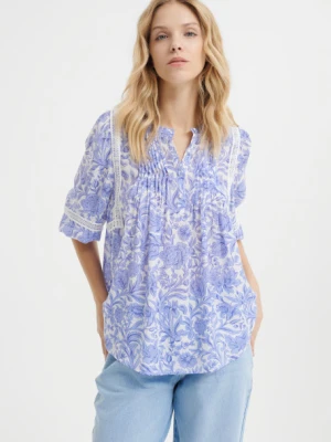 Elegancka bluzka z ażurowym haftem Greenpoint