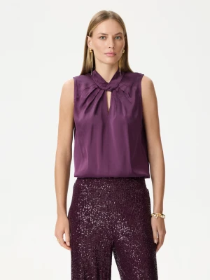 Elegancka burgundowa bluzka TARANKO