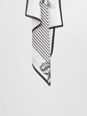 Elegancka jedwabna gawroszka we wzory Taranko