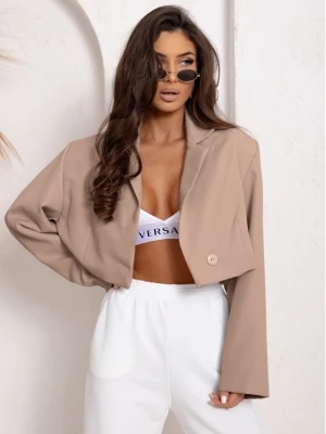 Elegancka krótka marynarka MANOA - cappuccino  magmac 