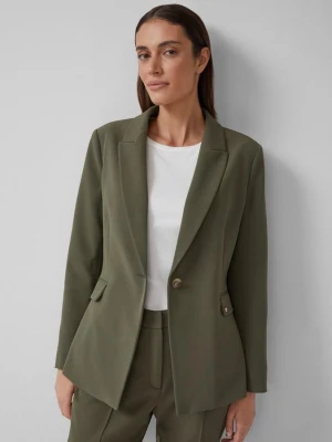 Elegancka marynarka slim fit s.Oliver zielony