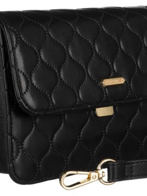 Elegancka, pikowana listonoszka crossbody — David Jones