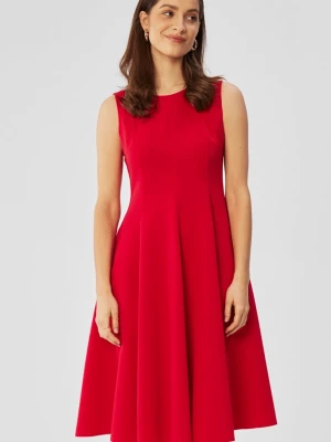 Elegancka rozkloszowana sukienka koktajlowa czarna Stylove