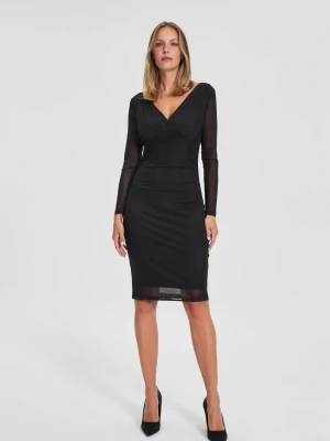 Elegancka sukienka czarna Moodo